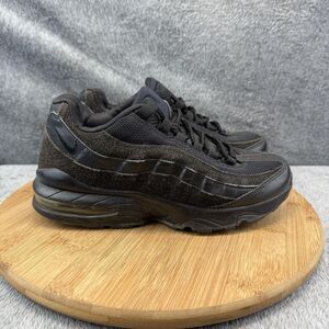 Nike Air Max Shoes Womens Size 8.5 Black Suede Mesh Running Sneakers Air Cushion